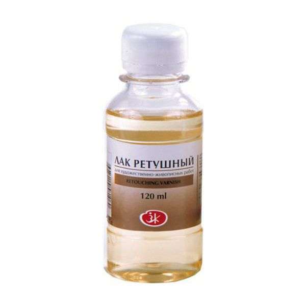 Retouching varnish for artistic painting work 120ml bottle.