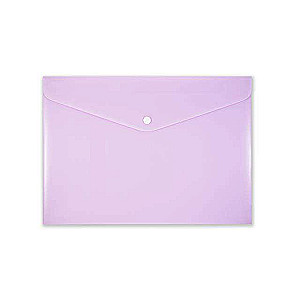 A4 folder with button PENMATE light purple