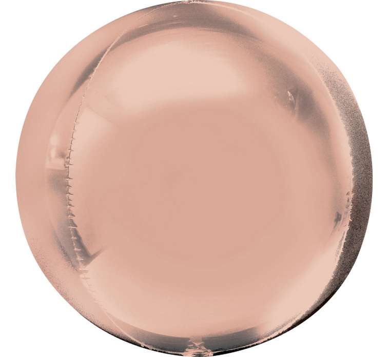 Folienballon 15/38 x 40 cm pink-gold Ball
