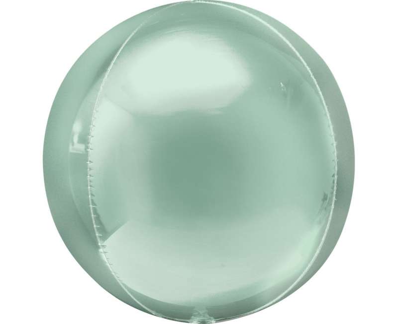 Folienballon 15 Orbz-Mintgrün