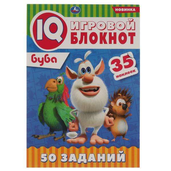Spēļu IQ piezīmju grāmatiņa. Buba. 35 uzlīmes