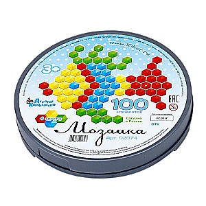 Мозаика шестигранная 100 эл.