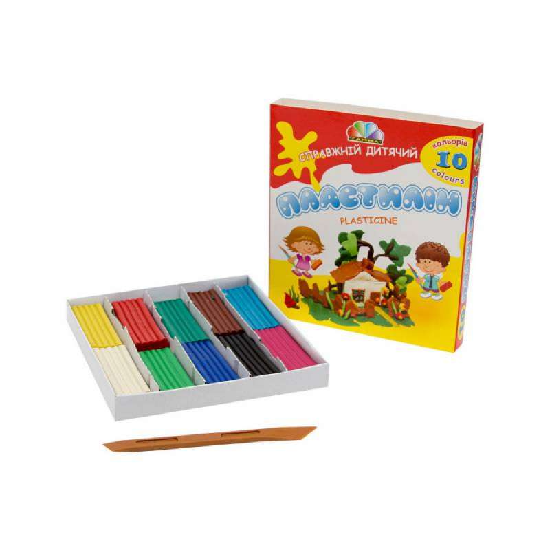 Modeling Clay 10 Colors, 200 g.