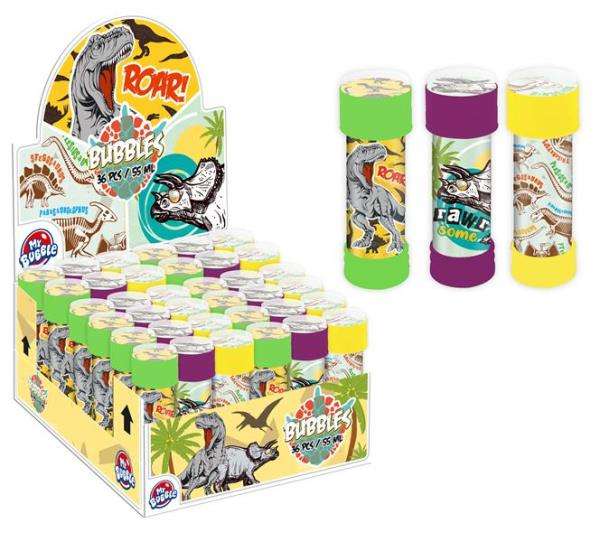 Bańki mydlane 55ml Dinosaur MIX
