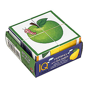 Inteligentne kostki - Owoce i jagody, 4 sztuki