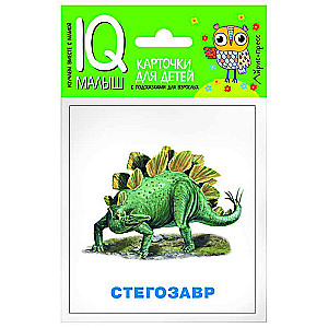 Gudrais mazulis. Dinosauri. Kartīšu komplekts bērniem.