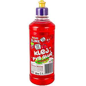 PVA Glue 500ml Red with Strawberry Scent