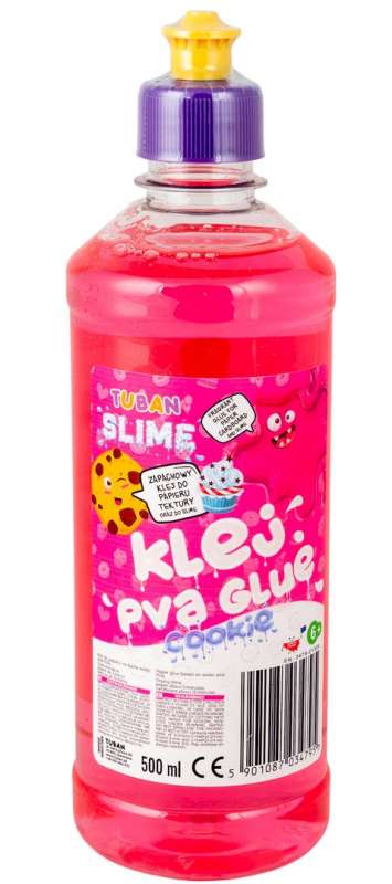 PVA Glue 500ml Pink with Cookie Scent
