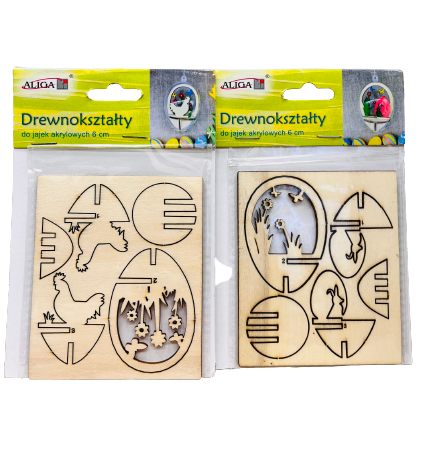 Puitfiguurid - Peaasdecoratsioon Munad, 6cm