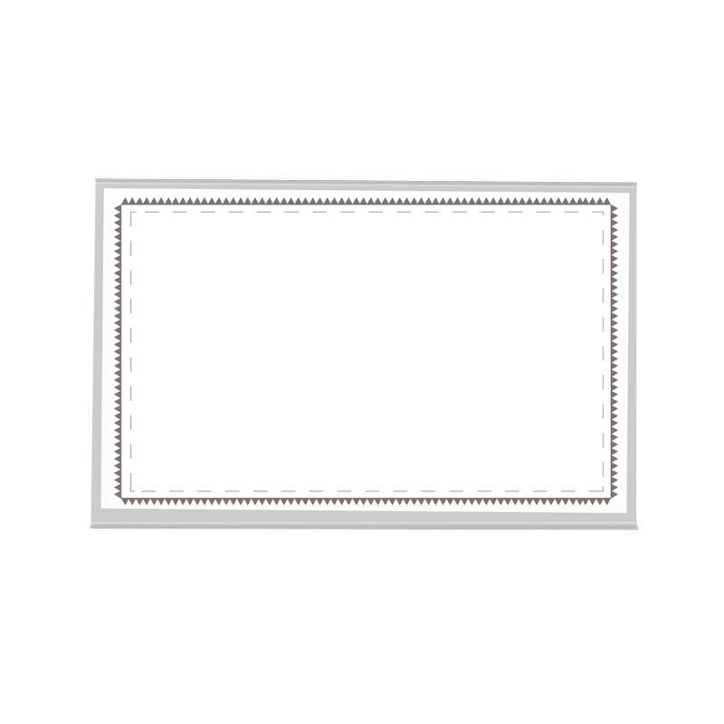 Tabliczka identyfikacyjna (plastikowa) 57x90mm, pozioma