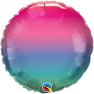 Folienballon 18 / 46cm rund Jewel Ombre