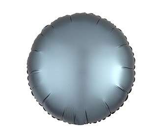 Folienballon - Rund, grau