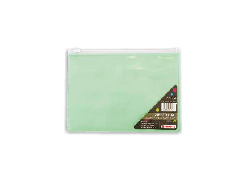 A5 ZIP PP-P54 Mappe, grün