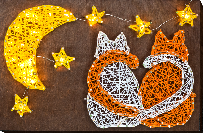 Set String-Art - Kätzchen