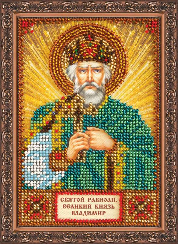 Tikkimis-komplekt helmestega - Püha Vladimir