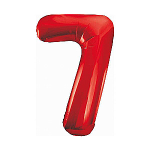 Folienballon 33/85cm 7 B&C rot