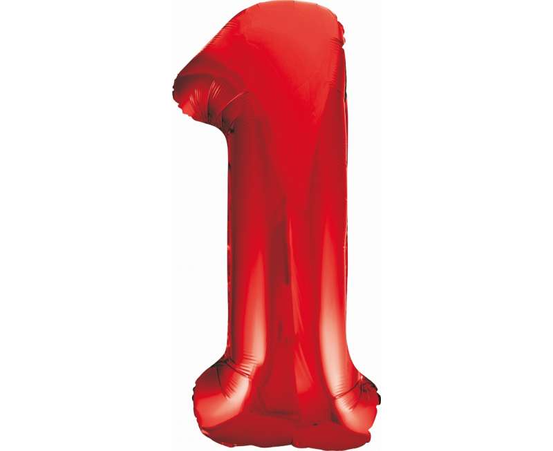 Fooliumise pallo 33/85cm 1 B&C punane