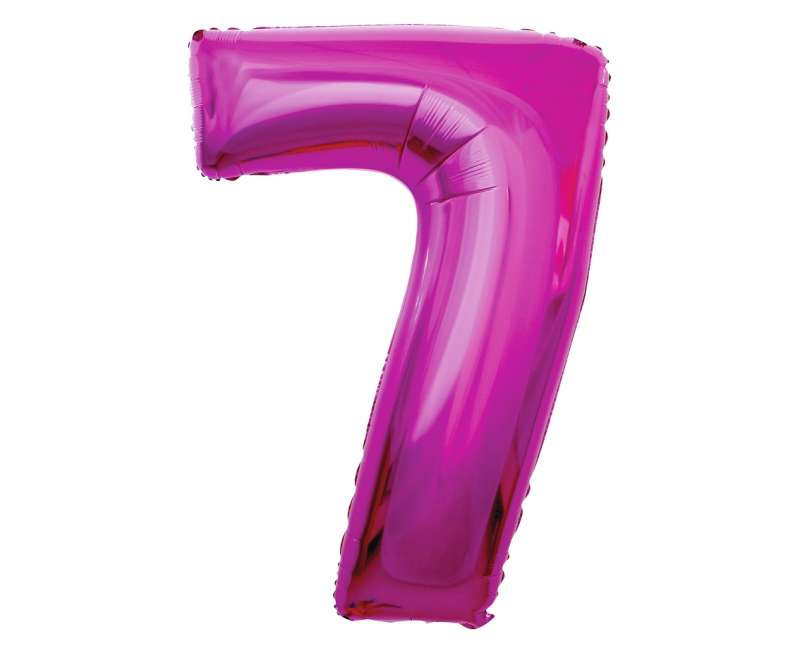 Folienballon 45/92cm 7, rosa