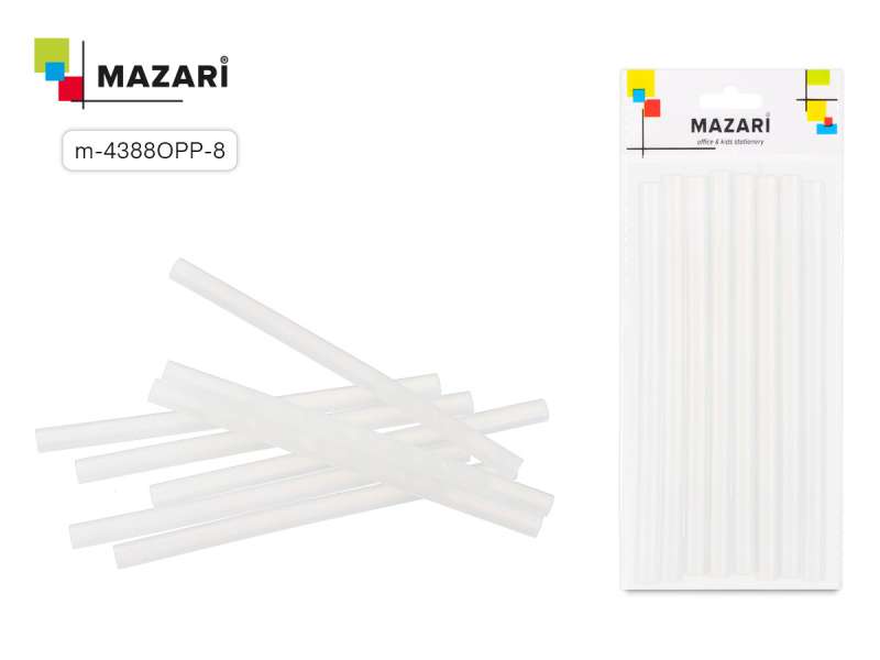 Glue gun sticks, length 19 cm, thickness 11 mm