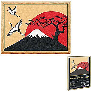 Mosaic from Colored Sand - Fujiyama