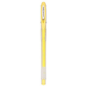 Żółty długopis żelowy 0,7 mm rolkowy UNI UM-120AC