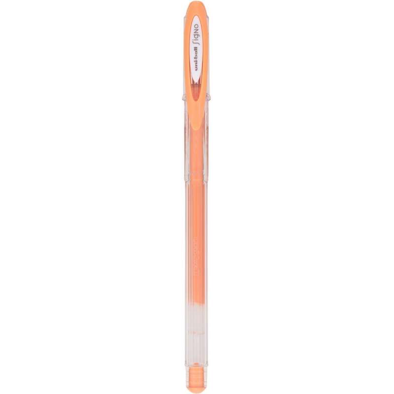 Pomarańczowy długopis żelowy 0,7 mm rolka. UNI UM-120AC