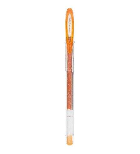 Długopis żelowy pomarańczowy 0,7mm rolka. UNI UM-120