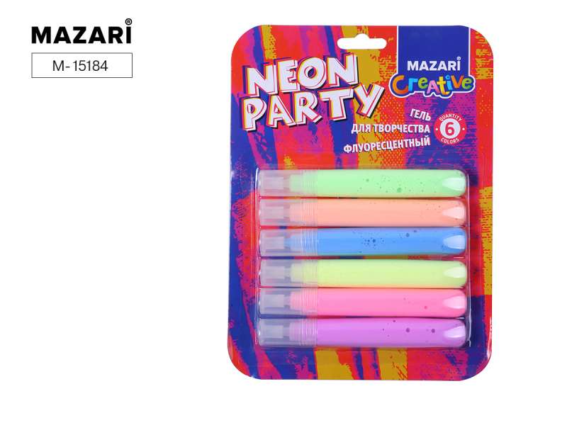 Fluorescējošs radošais gēls, 10,5 ml