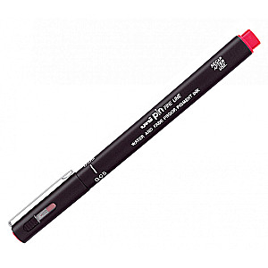 Uni Pin liner line thickness 0.1 mm, red, photo 1