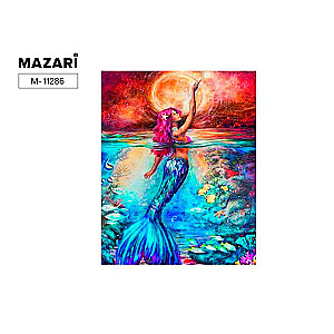 Dimanta mozaīka RUSALKA, 40x50 cm