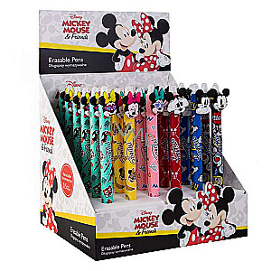 Ручка авт. гель синий 0,5 мм с ластиком MICKEY MOUSE