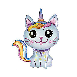 Folienballon 24 FX Magic Cat (blau)