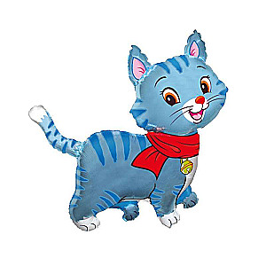 Foil Balloon Foil Balloon 24 FX Pretty Cat, blue