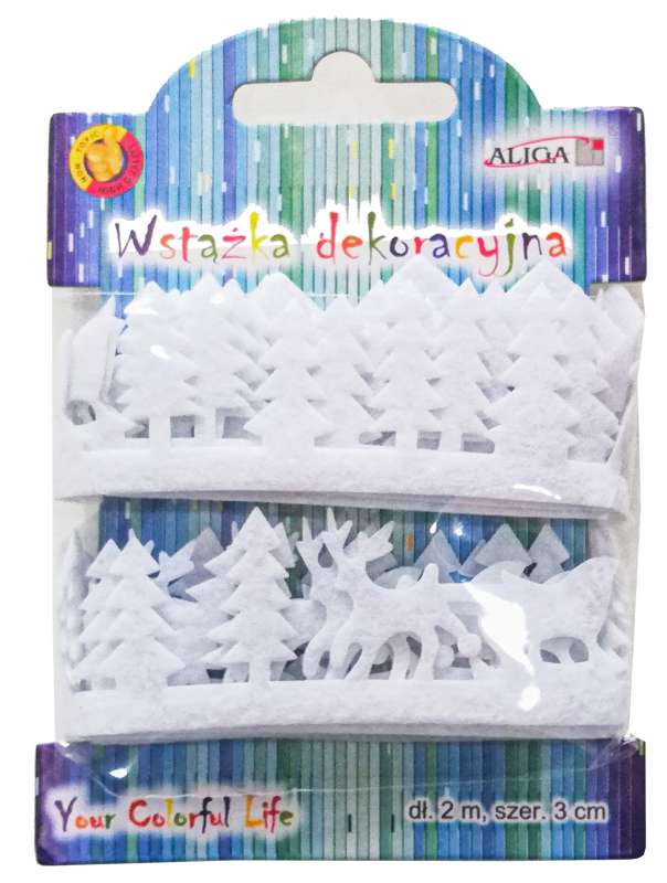 Ziemassvētku dekoratīvā lente Ziemas pasaka 2m x 3m