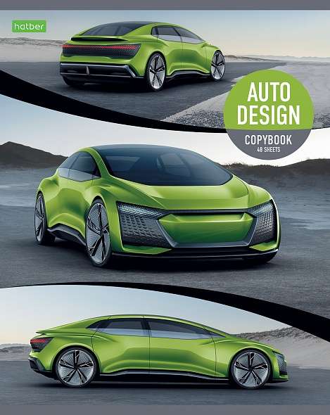 48 lapu burtnīca A5 rūtiņa AUTODESIGN