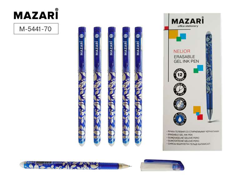 Gelstift mit löschbaren Tinten - Nelior, blau
