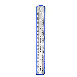 Tērauda lineāls 20 cm