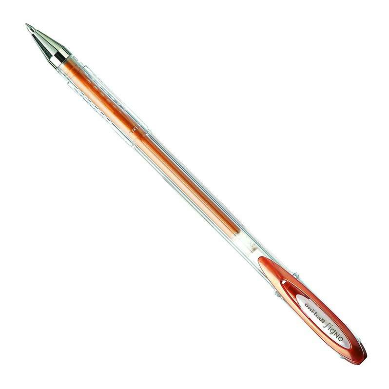 Długopis żelowy brązowy UNI UM-120NM (0.8)