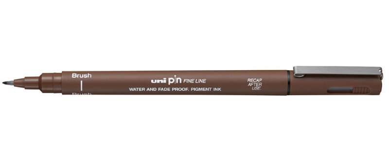 Liner UNI PIN, 0.1 brązowy