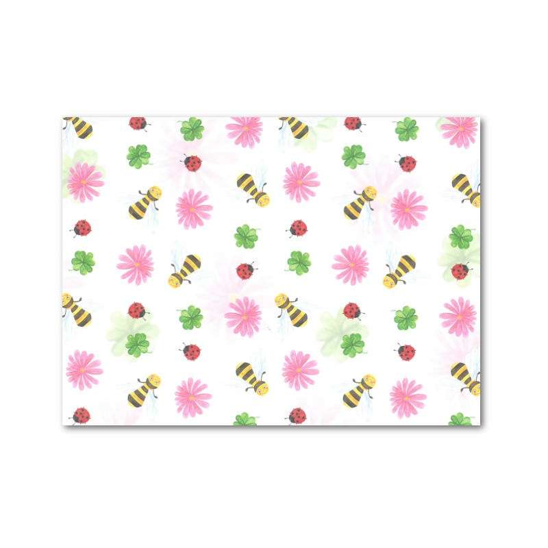 Картон декоративный FOLIA Bees 270г, 50x70см