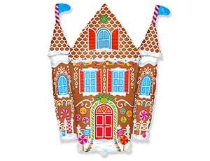 Fooliumballoon 24 Gingerbread Castle