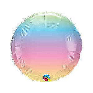 Fooliumist õhupall 18 Pastel Ombre