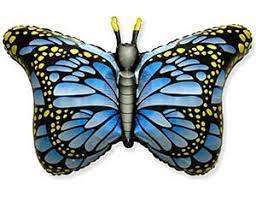 Fooliumist õhupall 24 Butterfly, sinine