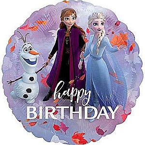 Fooliumist õhupall 17 Happy Birthday Frozen