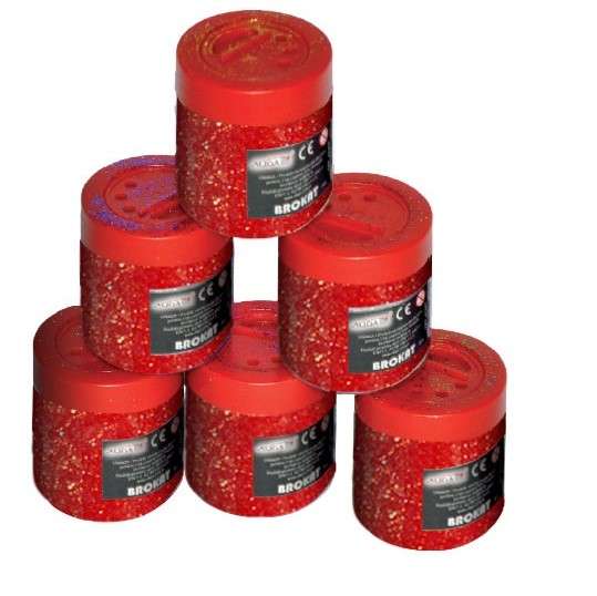 Dekoratīvās spīdumi (sarkans) 56g., 1gab.