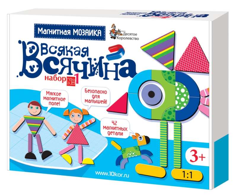 Magnetiline mosaiik - Igatahes asju-1, 42 elementi
