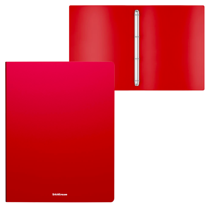 Ordner mit 4 Ringen Classic, A4, 24 mm, rot