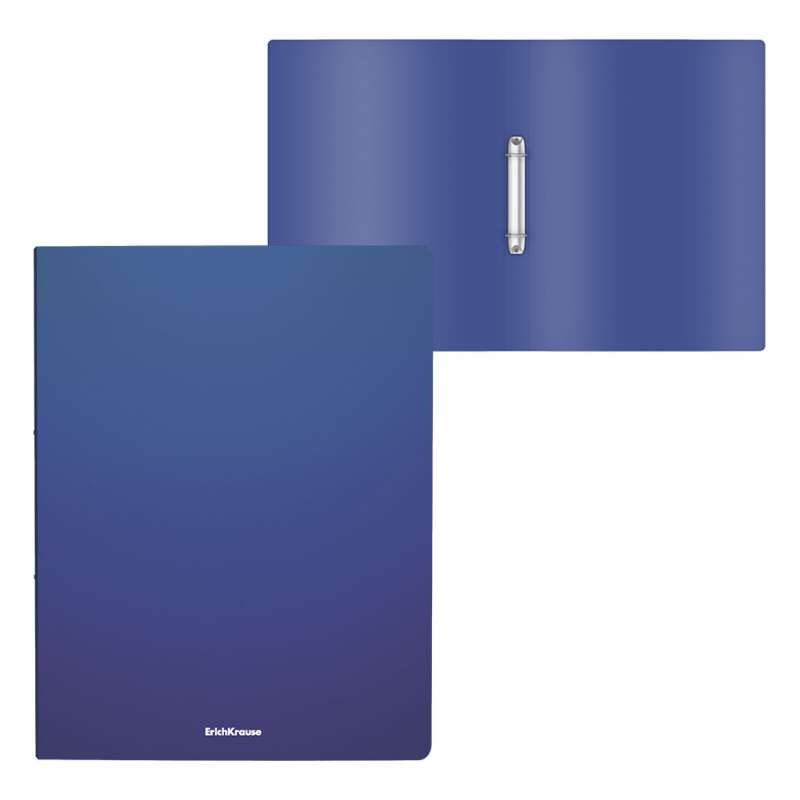 Ringordner aus Kunststoff ErichKrause Matt Classic, 24mm, A4, blau
