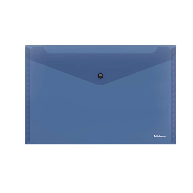 Klickordner Glossy Classic, halbtransparent, A4, blau ErichKrause, Farbe Blau
