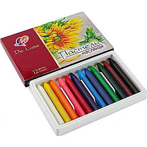 De Luxe Oil Pastels, 12 Colors